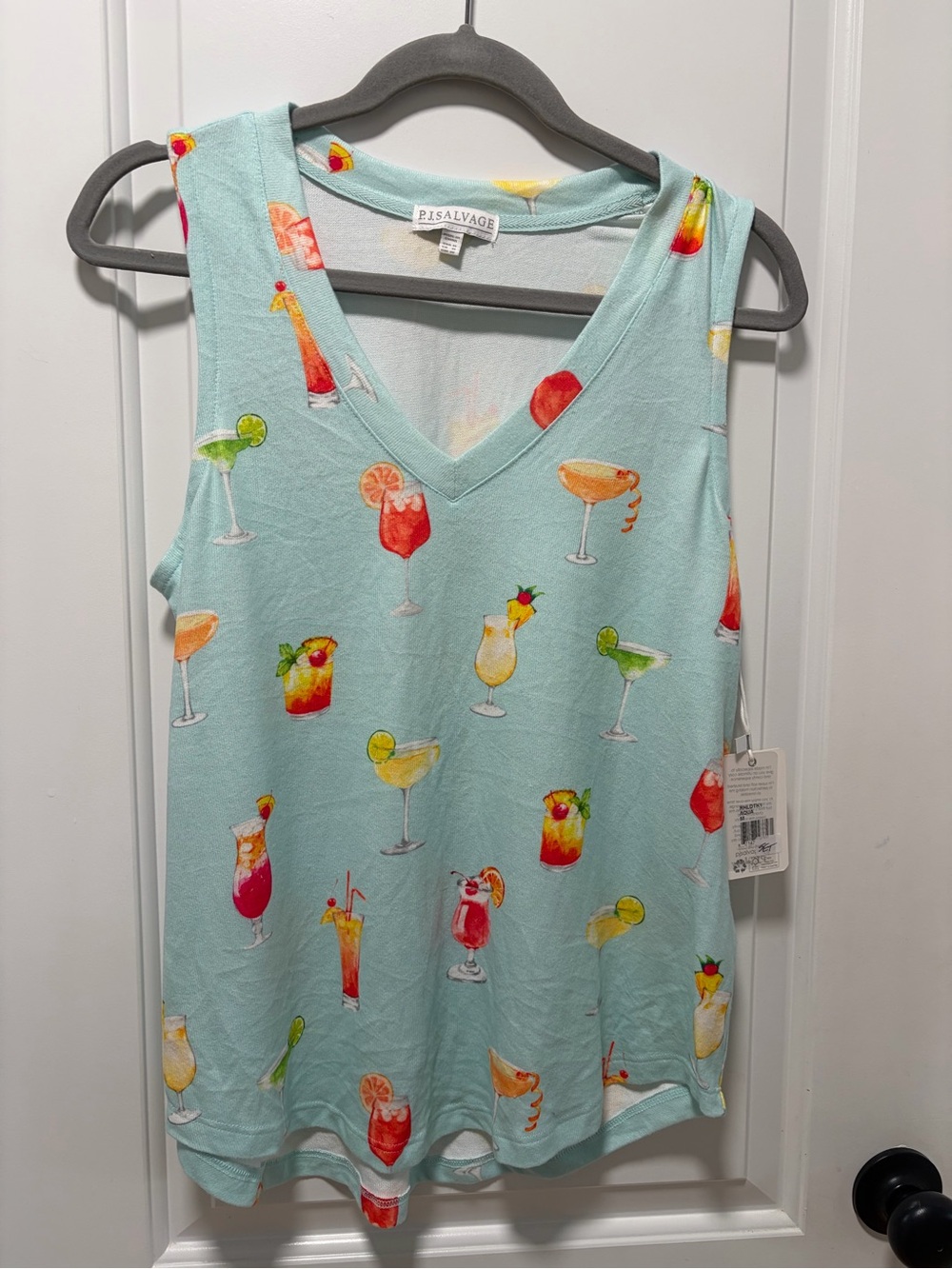 P.J. Salvage NWT size Medium Let’s Drink About It Pajama Tank Top Soft Sleep